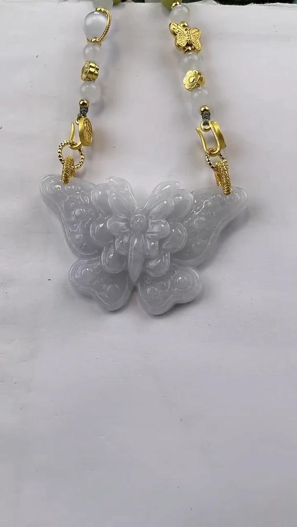 【闪购商品】翡翠颈饰未镶嵌(赠链)部分宝贝微瑕主播介绍为准