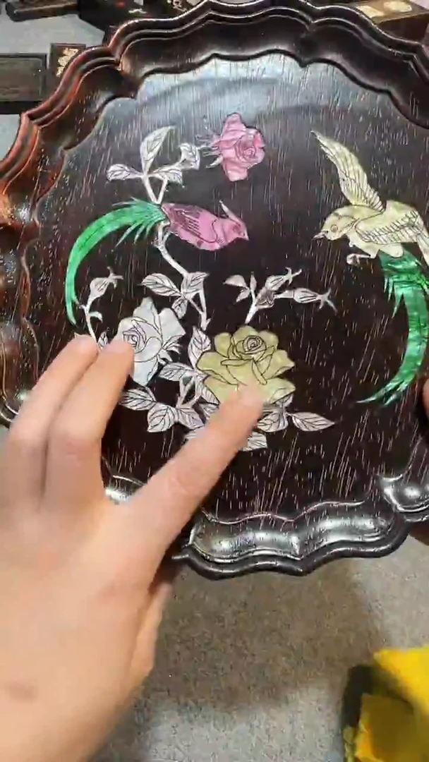 木紫檀拆件雕刻板以直播间实物为准微瑕老物件