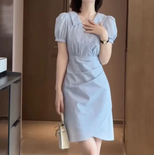 2025春季新款网红同款洋气减龄气质韩版爆款连衣裙朵-o