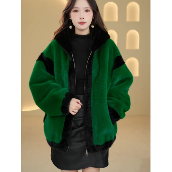 【杭州海宁正品】2025年冬季新款外套时尚大气女装-XLD5003