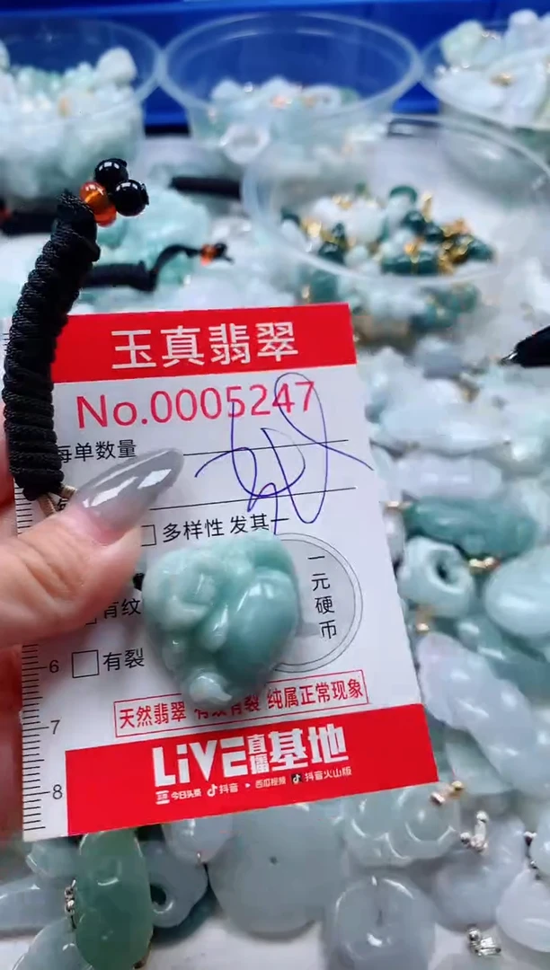 吊坠(不含链)未镶嵌翡翠5247