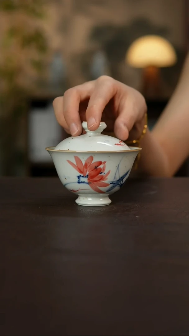 杯景德镇陶瓷杯碗柴烧多人