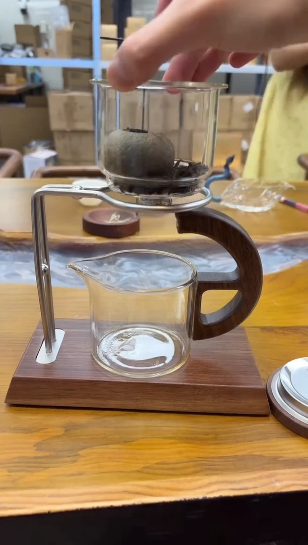 胡桃木透明飘逸杯