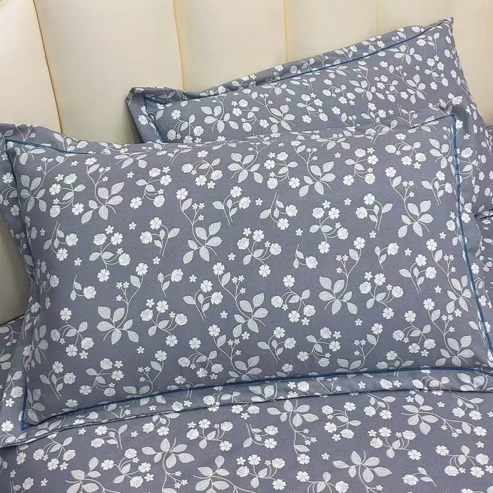 高端精品枕套--阳春小镇灰--3