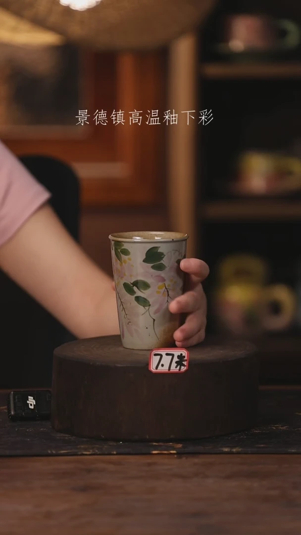 陶瓷景德镇高温釉下手绘陶瓷201