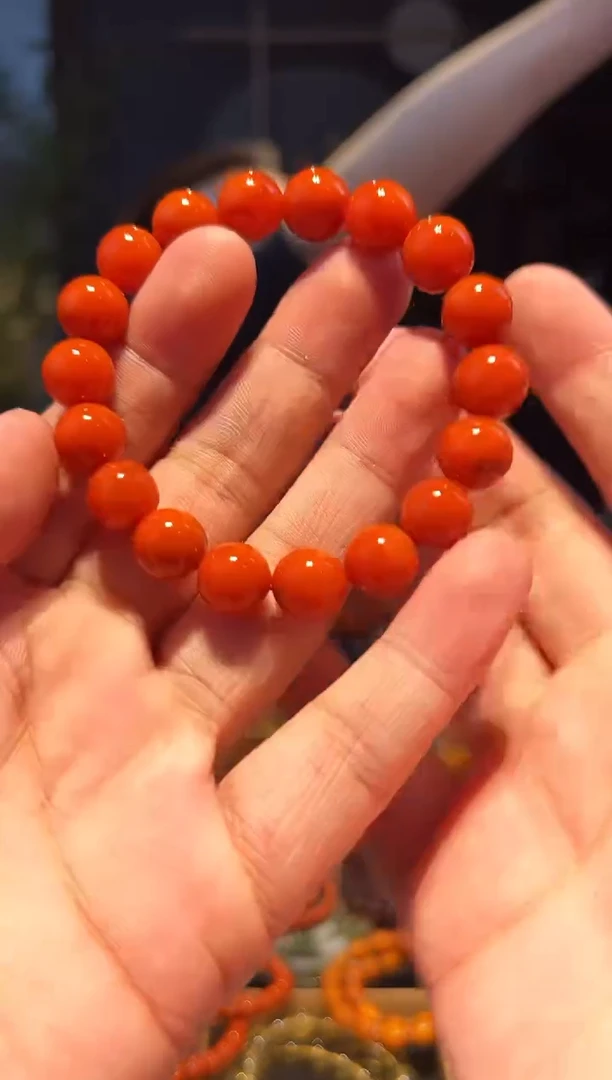 【闪购商品】南红玛瑙手串未镶嵌11+(柿1000)