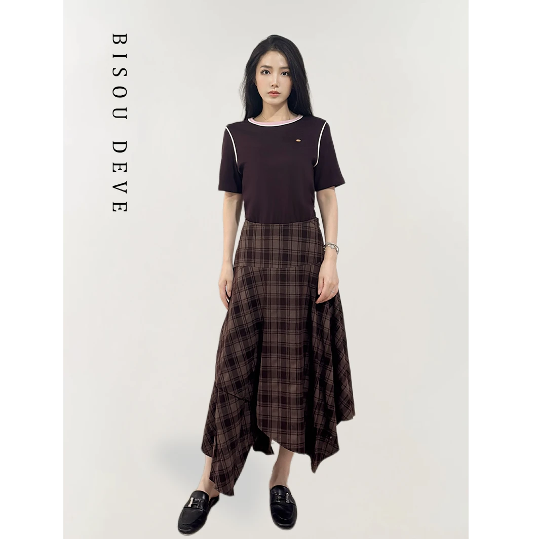 【总部专属上新】拼色领口上衣KV15017016