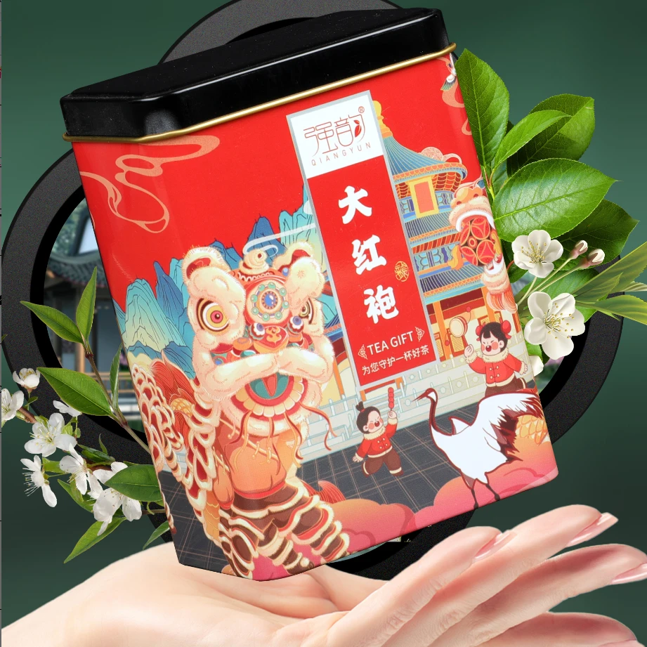 福建大红袍乌龙茶罐装50克