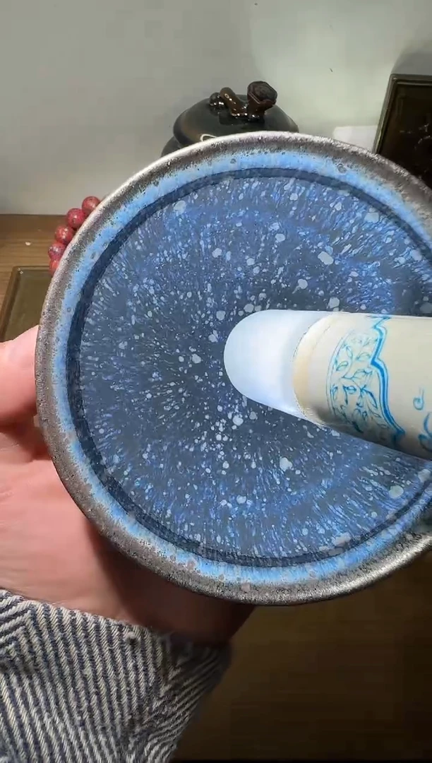 茶盏建阳建盏茶杯一只 陈云