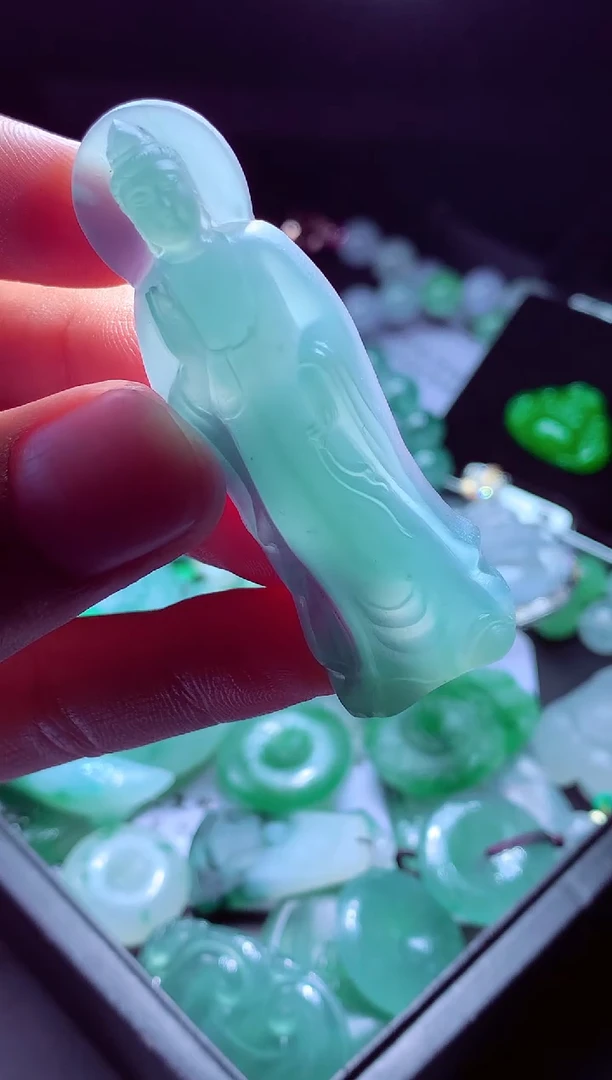 未镶嵌定制翡翠张*#翡翠毛货定制