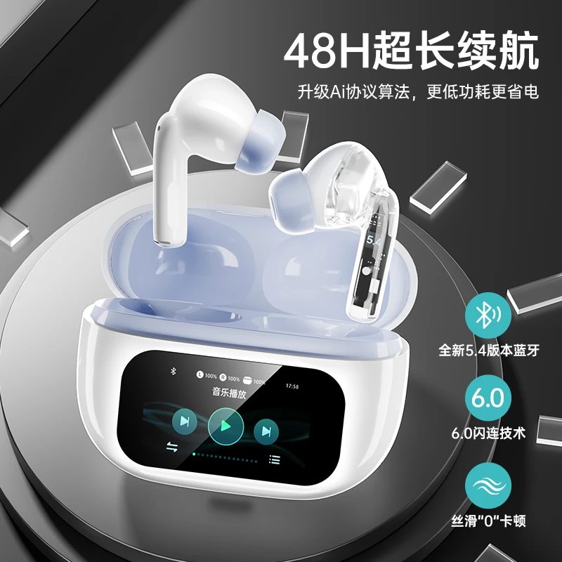 途瑞斯AI智能翻译全彩触控屏电竞运动续航无感佩戴降噪HIFI音质