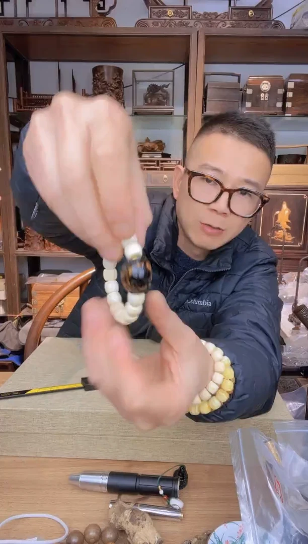 【闪购商品】乌木类书架695猛犸1011单圈手串