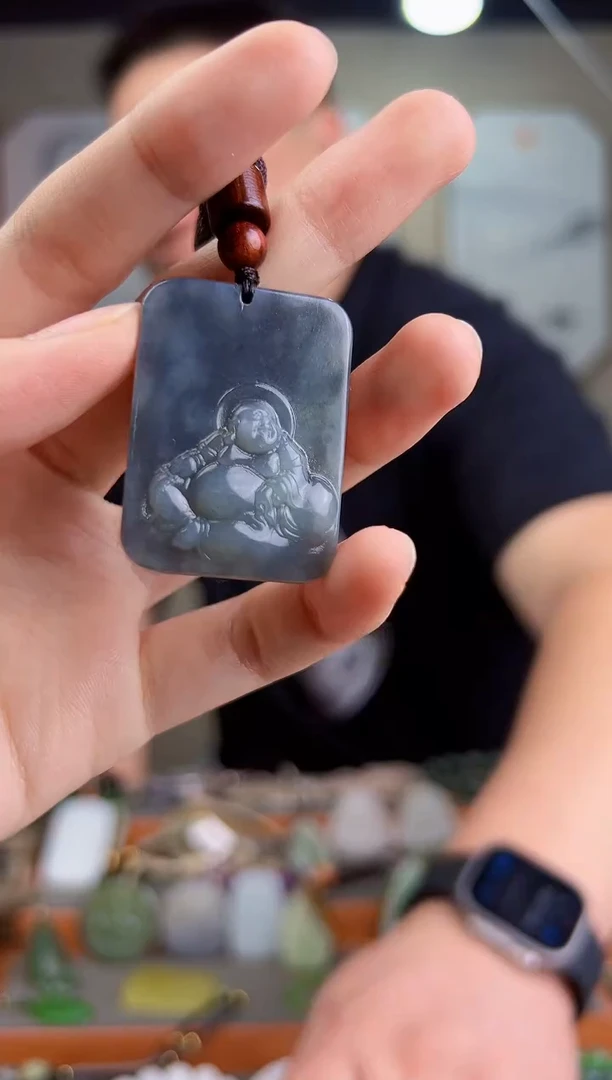 颈饰未镶嵌和田玉一物一证 拍一单发一个