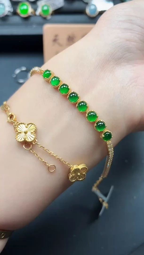 银S925镶嵌戒指翡翠11111