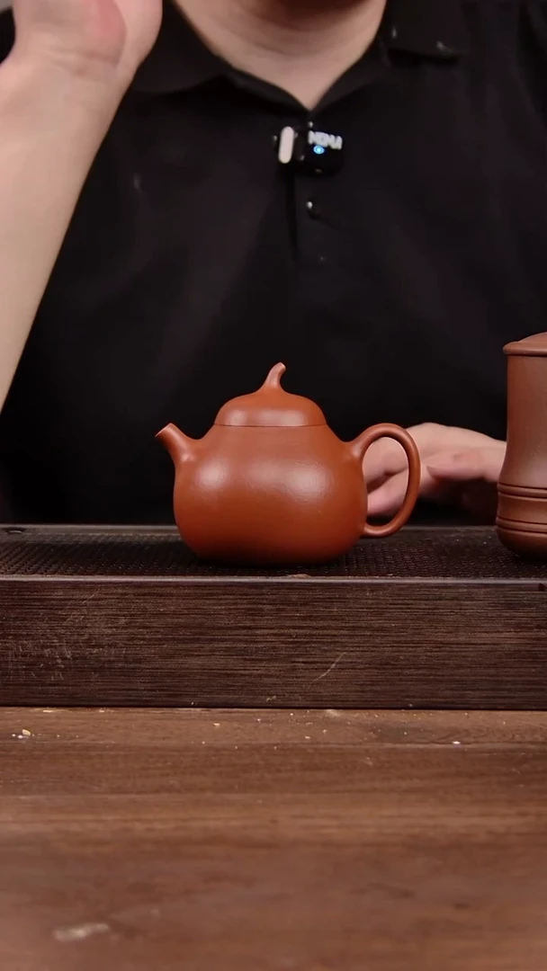 茶壶紫砂人****️朱泥 小茄瓜 170CC