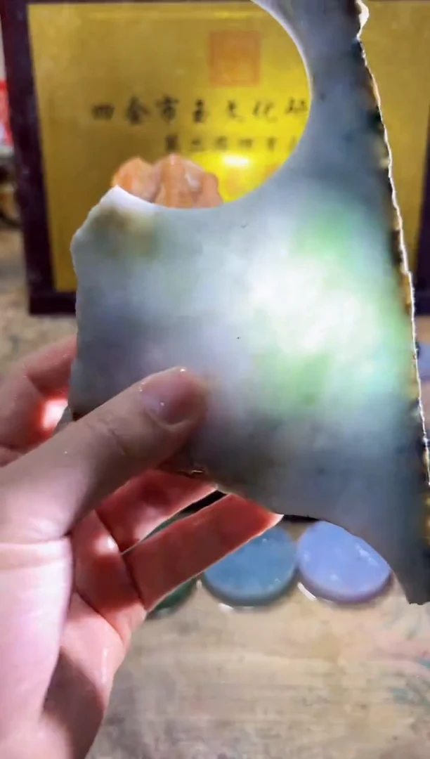 未镶嵌挂件翡翠A货常星7578