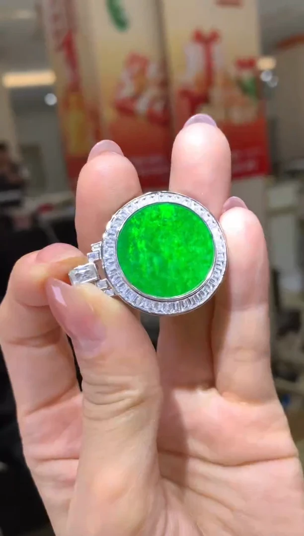 颈饰银S925镶嵌翡翠|不退不换