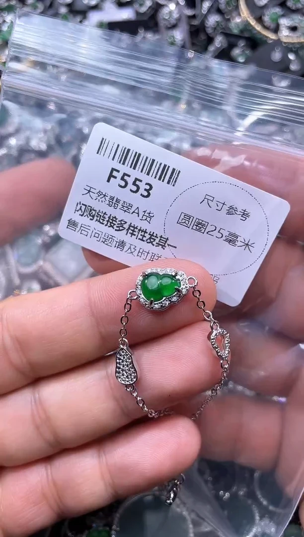 【闪购商品】翡翠颈饰未镶嵌F553手链