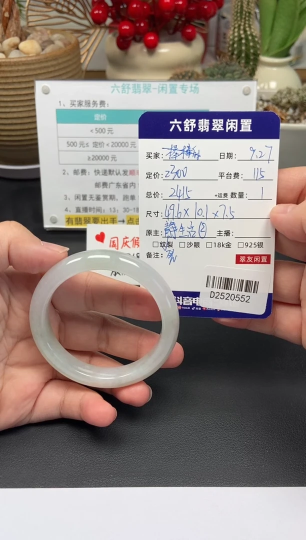 未镶嵌手镯翡翠✨***✨D2520552