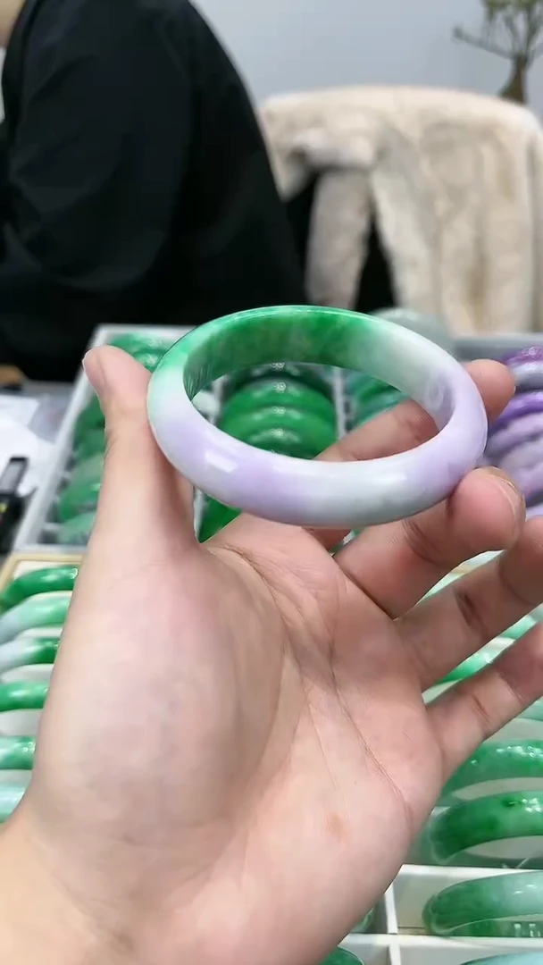 【闪购商品】砖雕s39 春带彩独货手镯