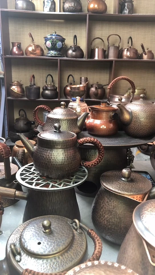 贵金属紫铜泡茶壶