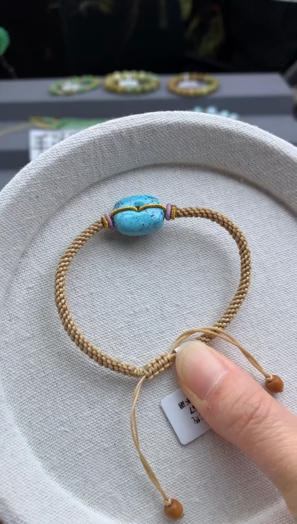 未镶嵌绿松石手绳茜.D18