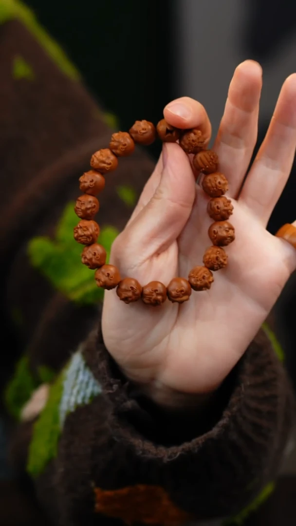 手串/手链橄榄核快***妹定金 宋水官1.2小籽金奖须派十八罗汉