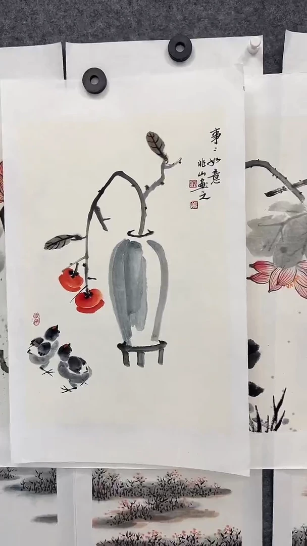 国画国画王生意事事如意