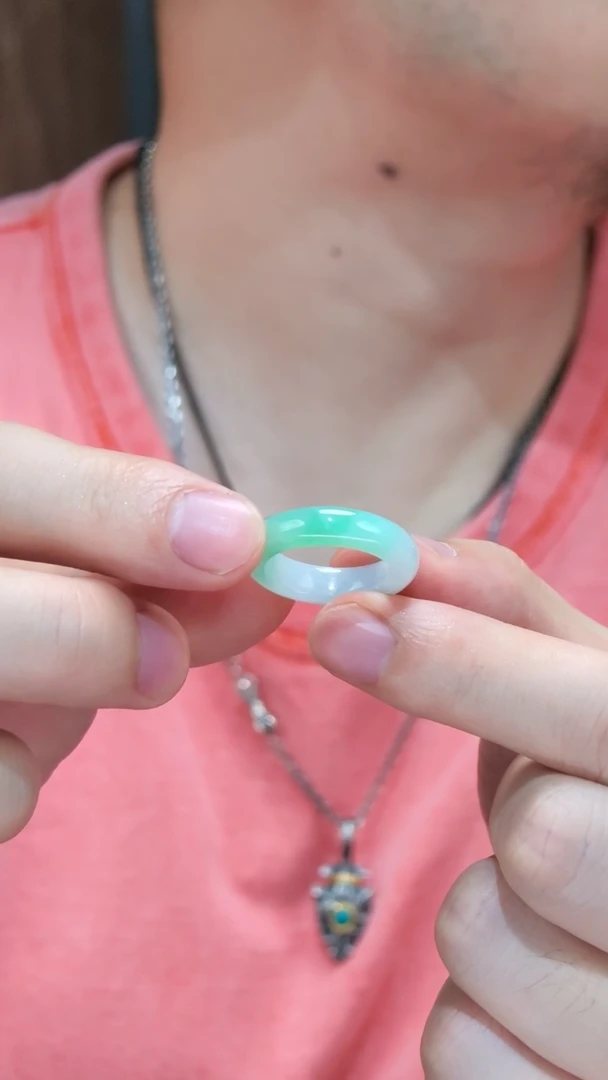 翡翠戒指未镶嵌09翡翠指环YD