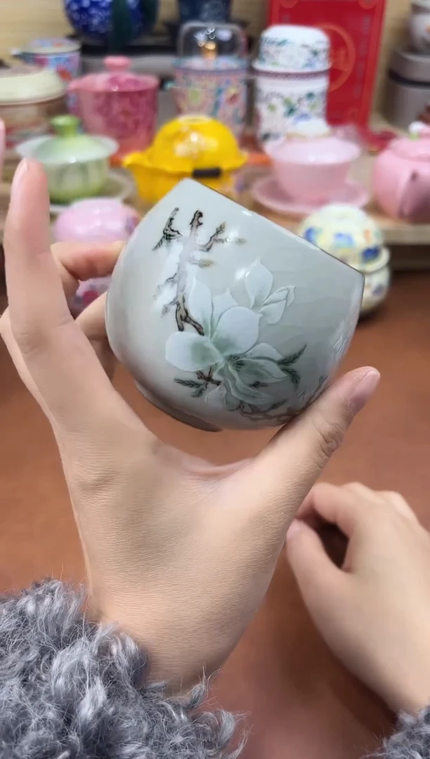 陶陶瓷茶具摆件旅行套组