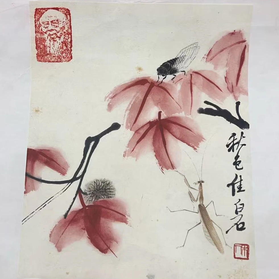橱窗展示/文峰美术/齐寿如/白石版画（复刻）