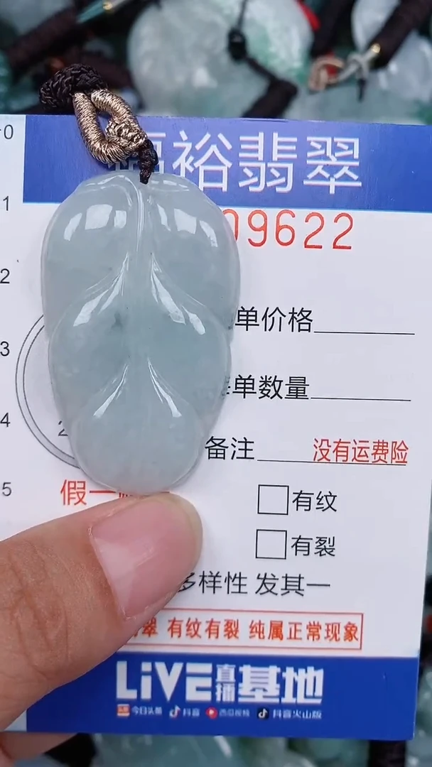 翡翠未镶嵌颈饰...000962