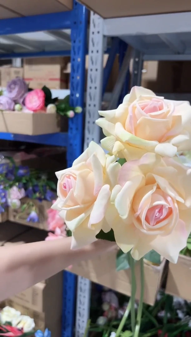 3枝香槟色手感保湿水晶
