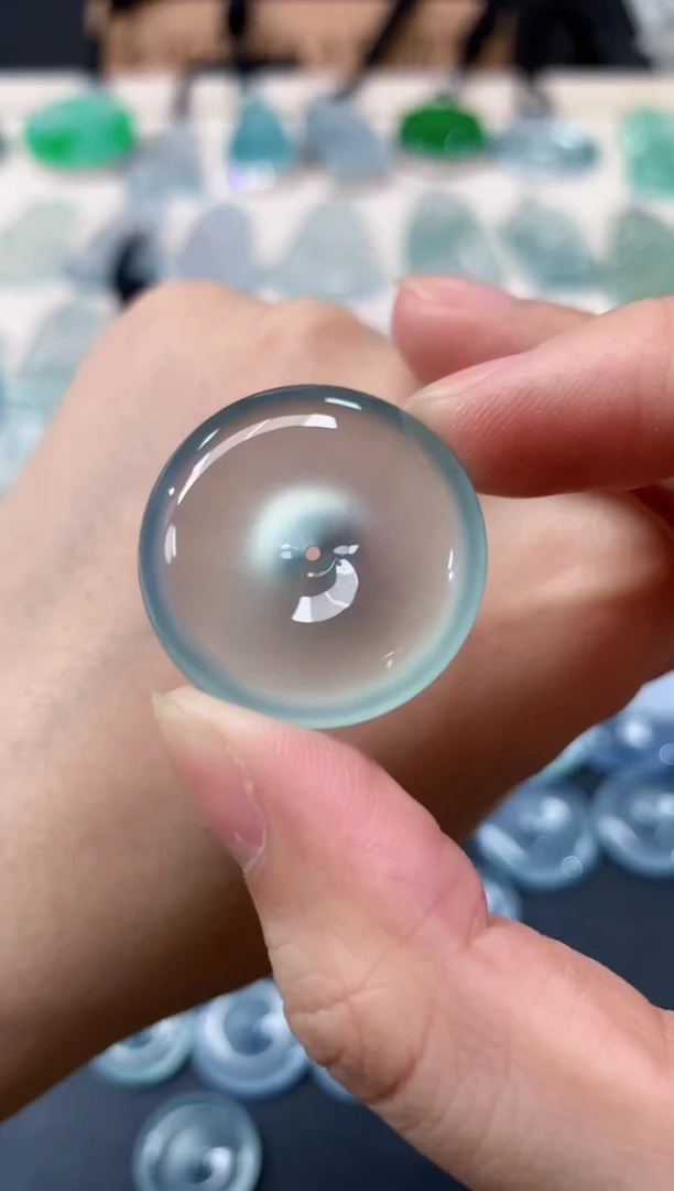 吊坠(不含链)未镶嵌翡翠A*.Q203|250000定金