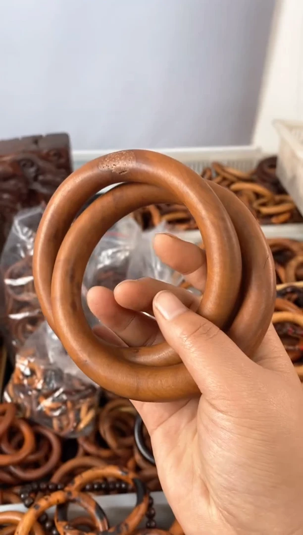 【闪购商品】木枣木瑕疵80乾坤圈随机发