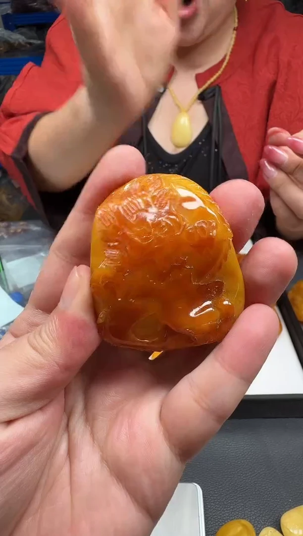 蜜蜡颈饰未镶嵌89