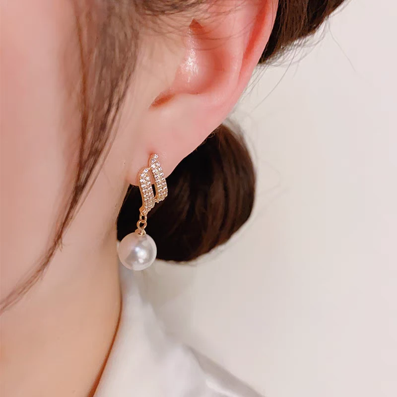 铜合金耳饰 双向奔赴设计感耳环新款潮气质耳饰网红耳坠女C311