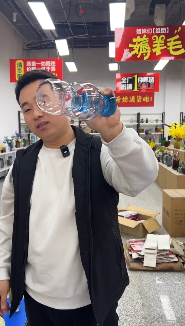 水养鲜花干花插花客厅装饰品两只