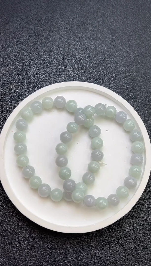 未镶嵌手串翡翠K-892 春彩手串（8mm）多样性发一
