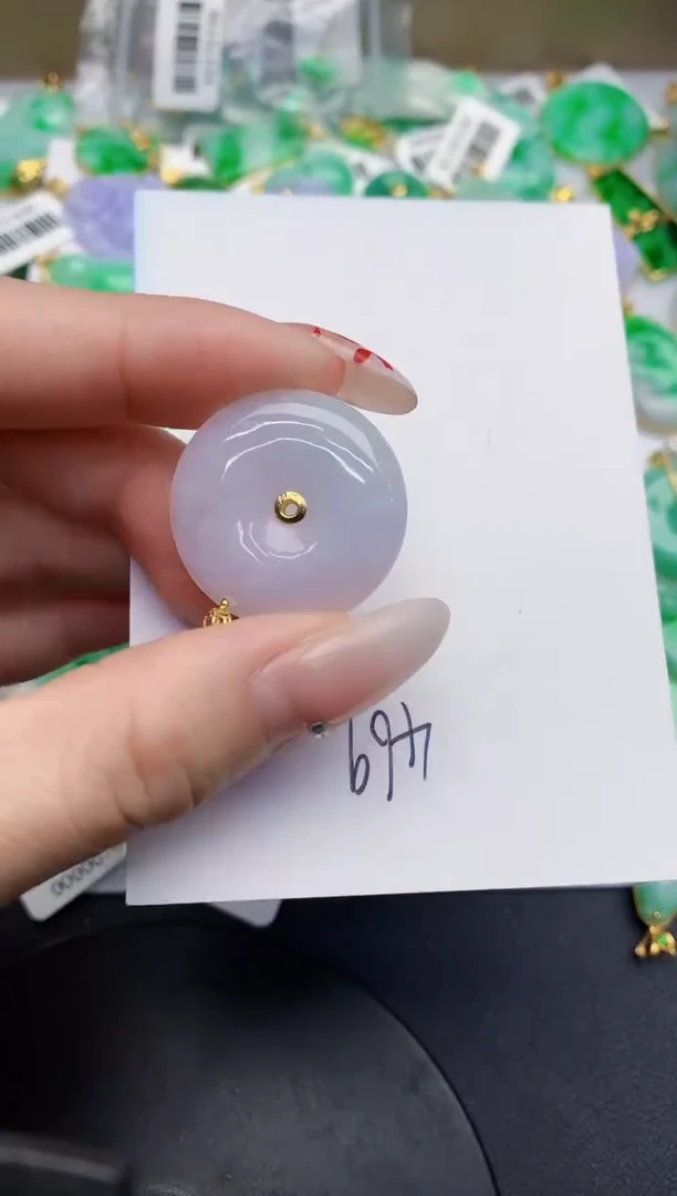 【闪购商品】翡翠颈饰18K金镶嵌000000000000