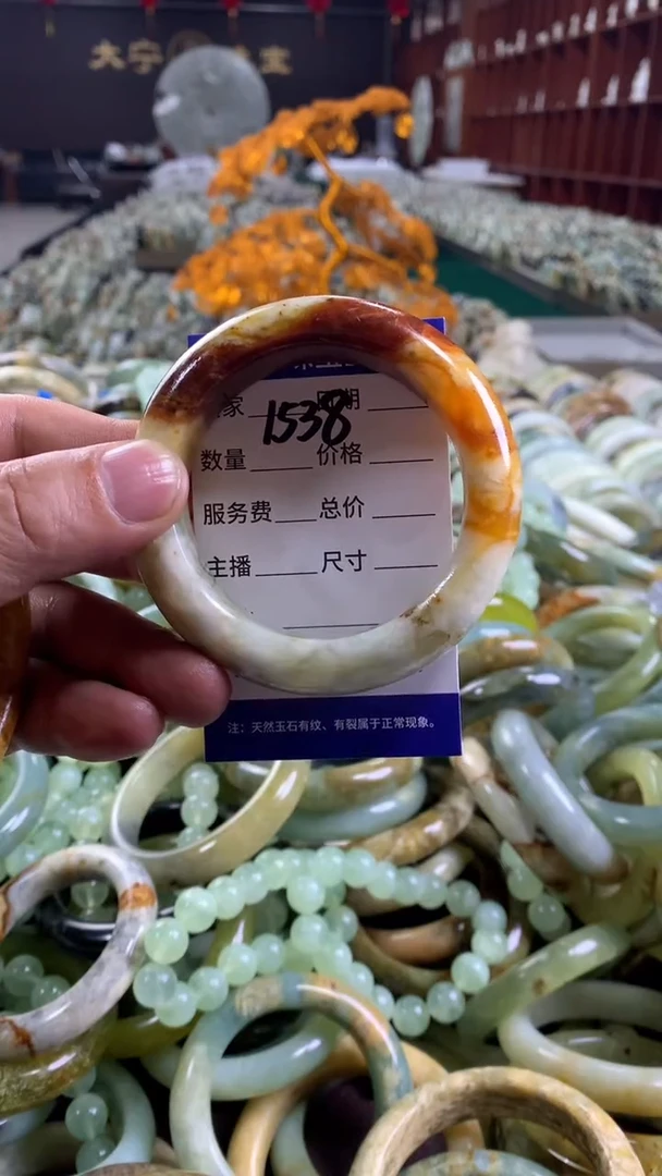 未镶嵌蛇纹石玉手镯安1538