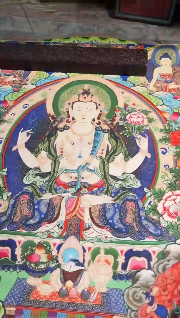 卷轴画曦曦的唐卡tk160