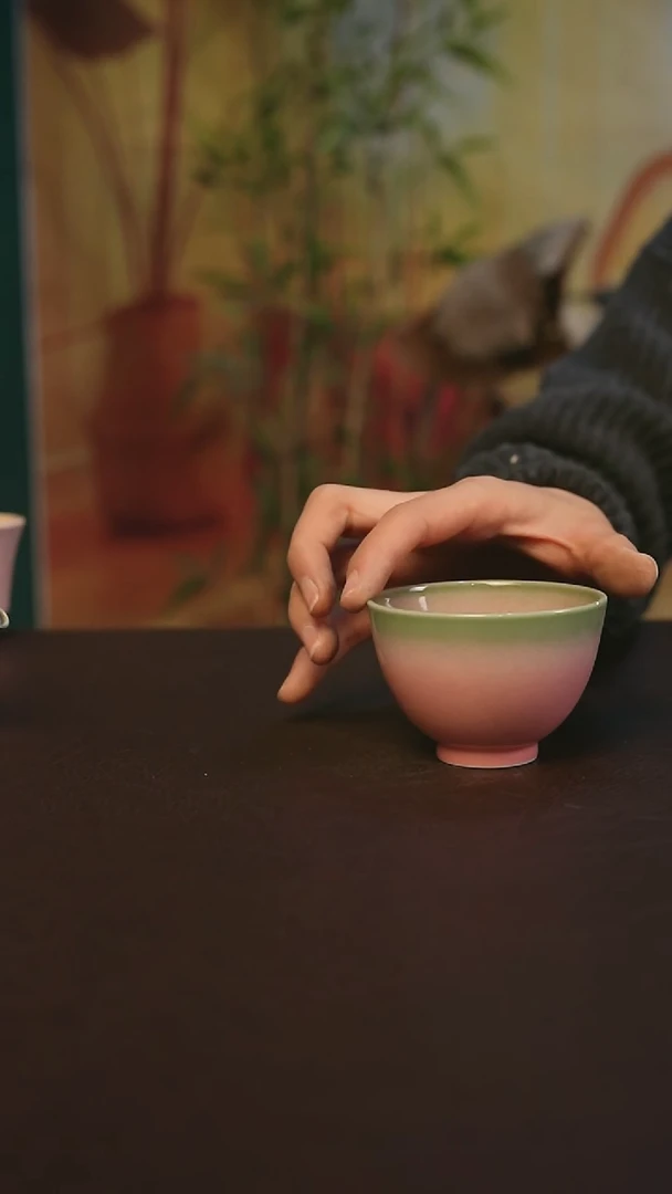 【闪购商品】景德镇陶瓷杯碗柴烧多人