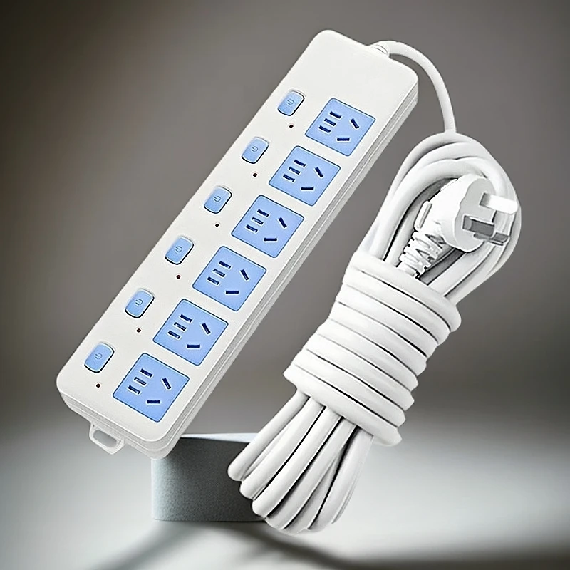 【热卖爆款】家用插排排插大功率多孔插板多用功能插座充电长插线板