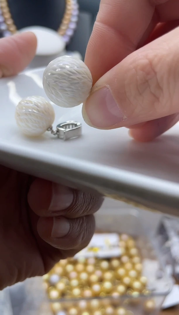 未镶嵌原创设计淡水珍珠1