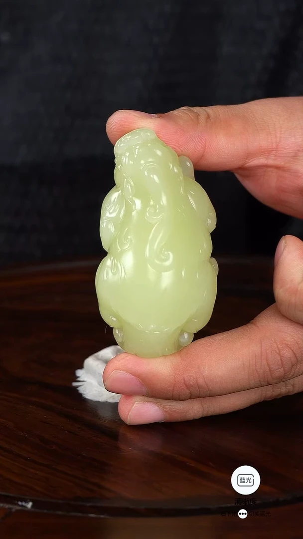 未镶嵌和田玉挂件037【防拍】招财进宝