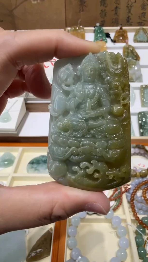 未镶嵌挂件翡翠A货翡翠多样性孤品