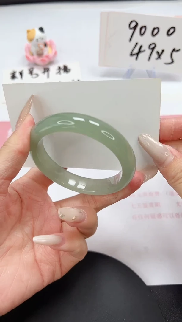 【闪购商品】石英质玉手镯未镶嵌A213-54.2