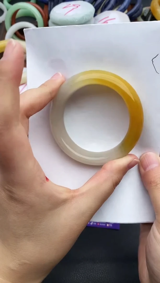 未镶嵌手镯石英质玉35+50/51