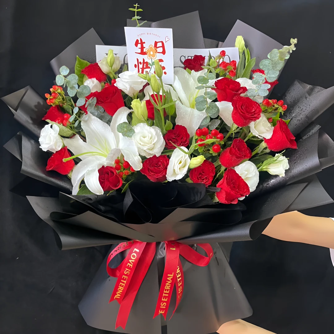 鲜花鲜花店同城配送闺蜜生日花束同城鲜花免费配送上门花束鲜花